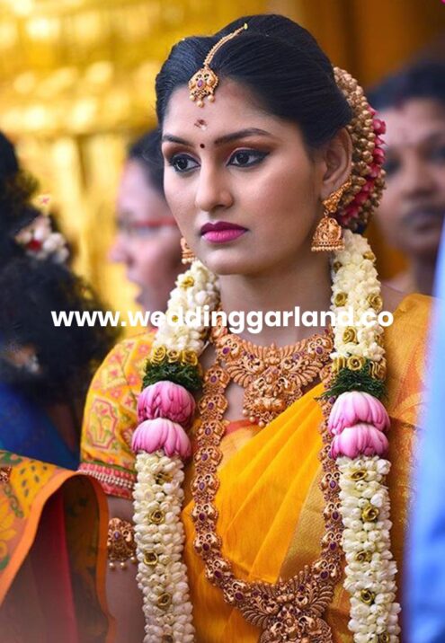 Best Engagement flower mala price in Hyderabad