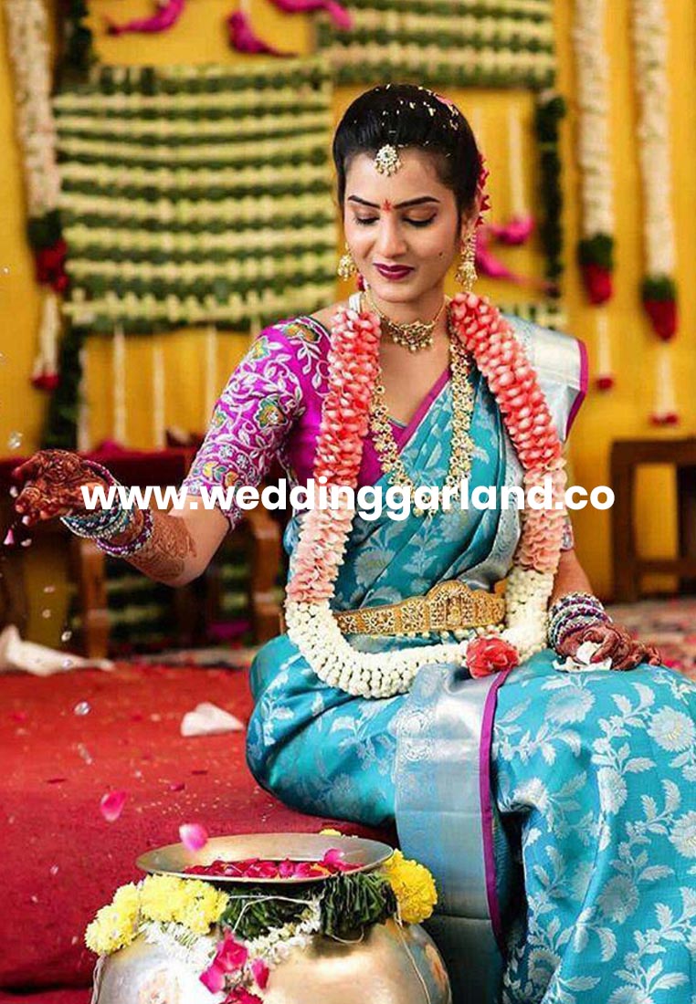 Custom Telugu Wedding Garland Designs in Telangana, South India