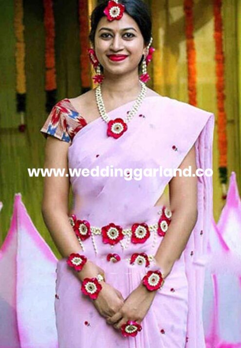Real Flower jewellery for bride online at best price in Hyderabad