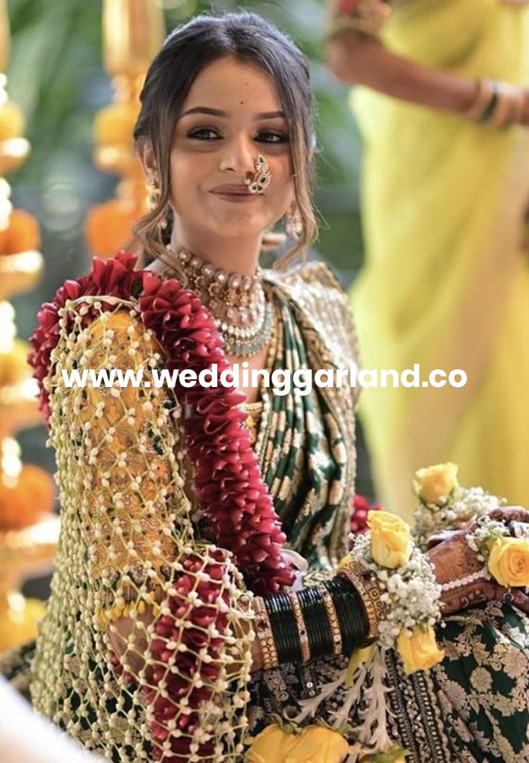Flower ghunghat for bride online at best price in Hyderabad