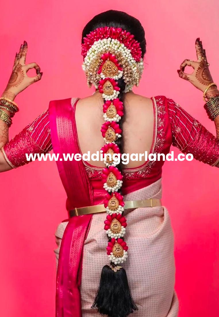 handcrafted fresh flower jada at best price in Hyderabad